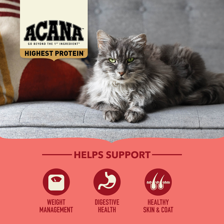 Acana Highest Protein Indoor Cat with Chicken, Trout and Salmon 4lb