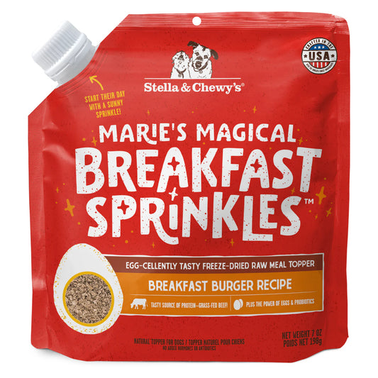 Stella & Chewy's Marie's Magical Breakfast Sprinkles Breakfast Burger Recipe 7oz
