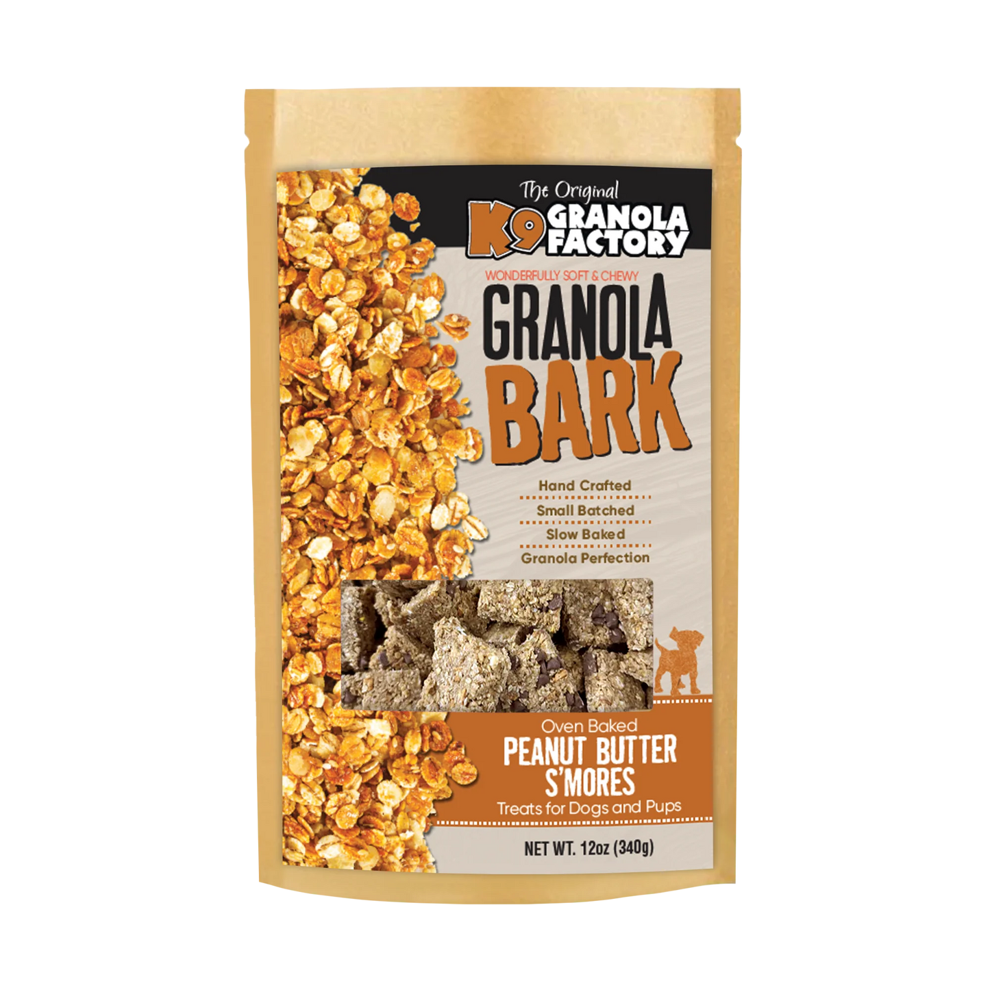 K9 Granola Factory Soft & Chewy Granola BARK Treats 10oz