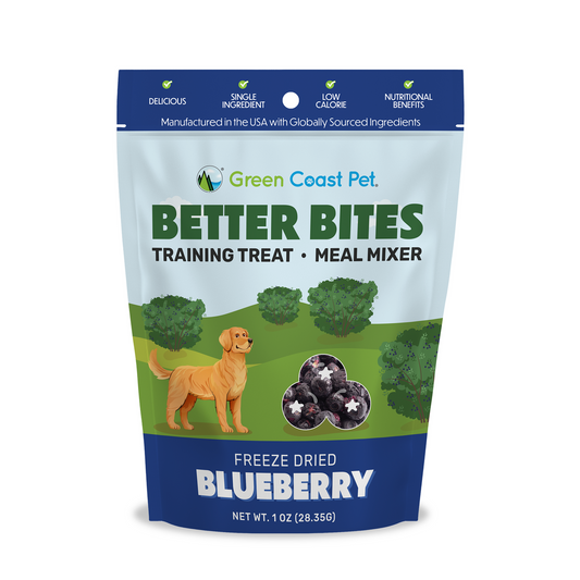 Green Coast Pets Better Bites Blueberry 1oz
