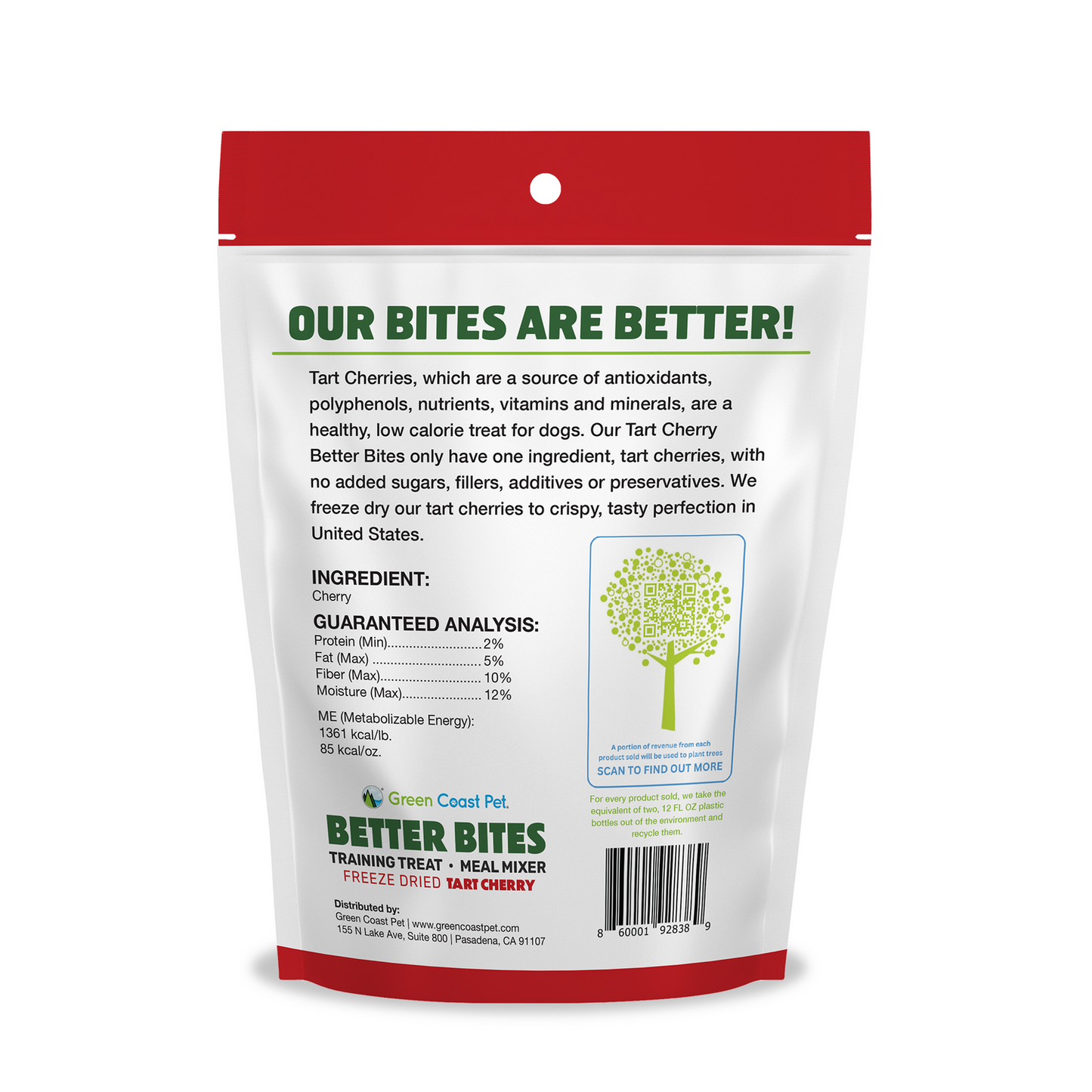 Green Coast Pets Better Bites Tart Cherry 1oz