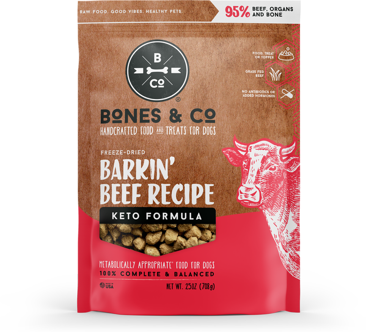 Bones & Co Freeze-Dried Dog Food Beef Bites 12oz