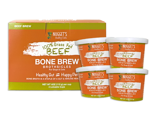 Nugget's Healthy Eats Bone Brew Beef Brothsicles 4 pack