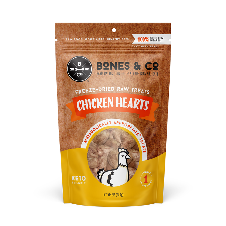 Bones & Co FD Chicken Hearts 1.9oz