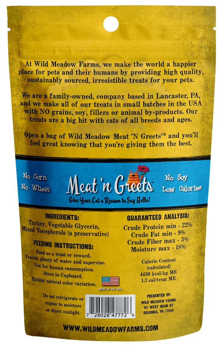 Wild Meadow Farms Meat'n Greets Turkey 2 oz