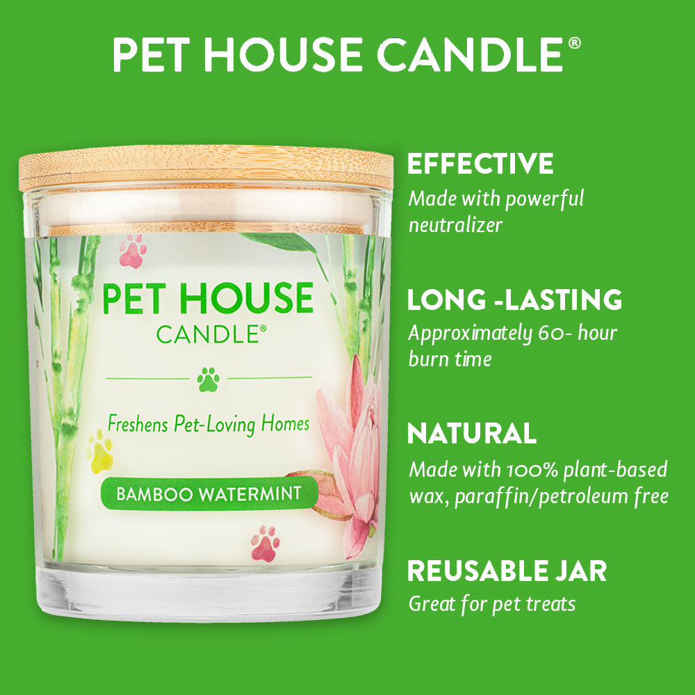 Pet House Bamboo Watermint Candle