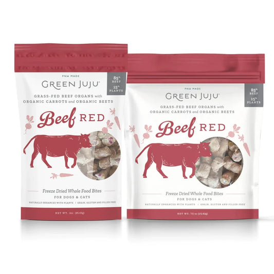 Green JuJu Freeze-Dried Beef Red Bites