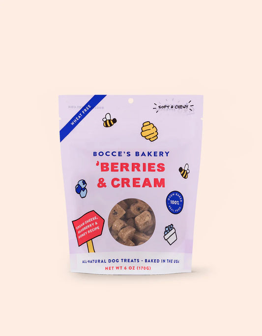 Bocce's Bakery Berry Cream Soft and Chewy Dog Treats - 6oz