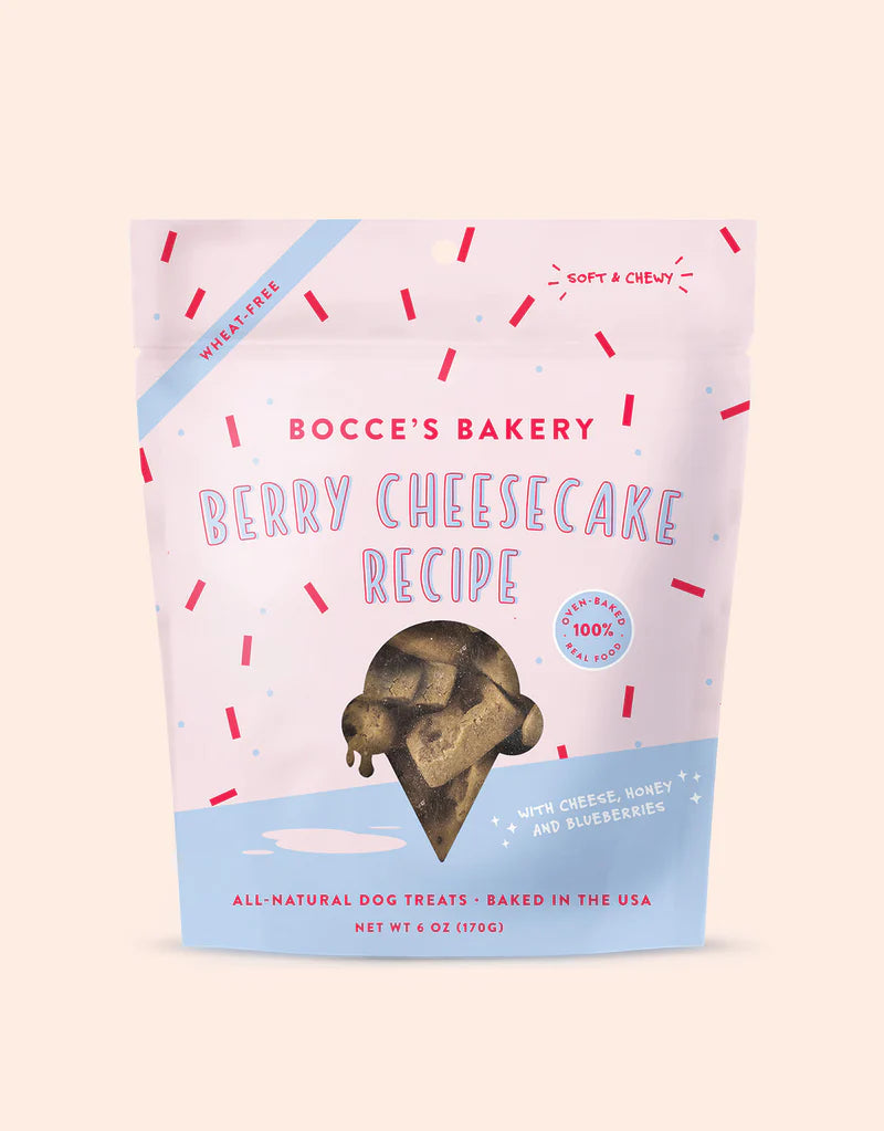 Bocce's Bakery Berry Cheesecake Recipe Treats 6 oz