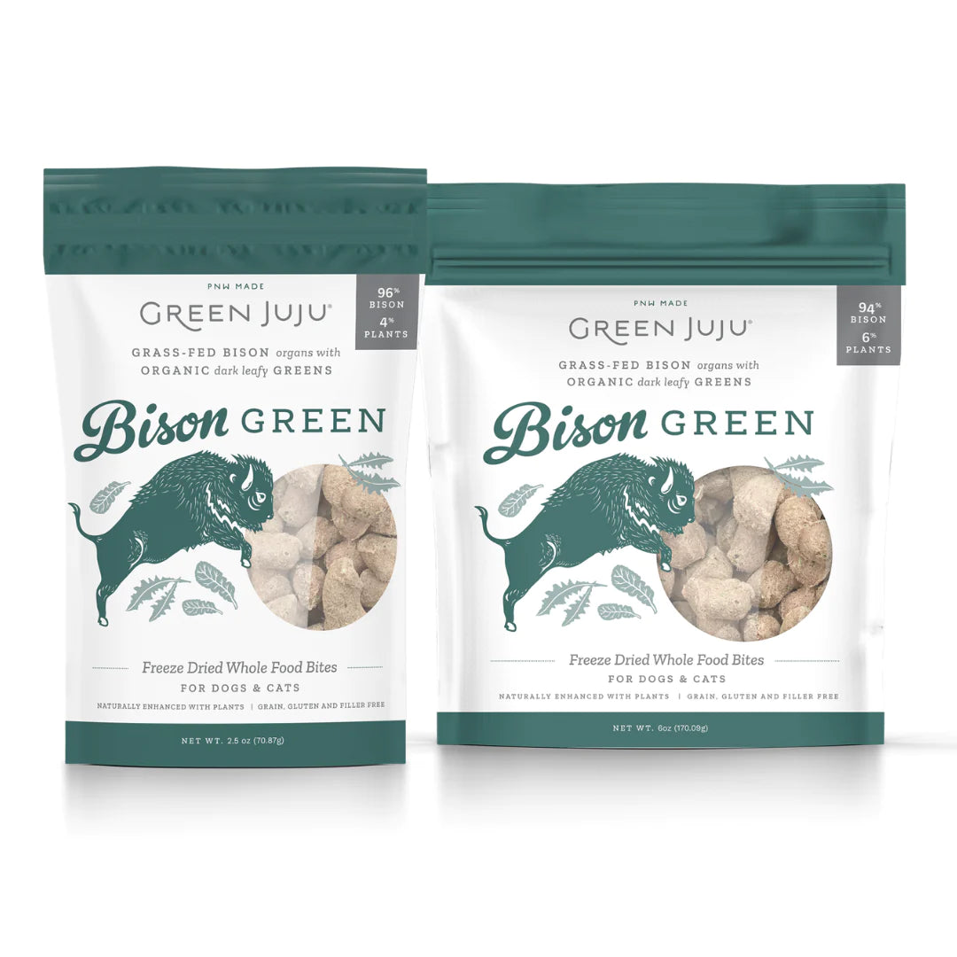 Green JuJu Freeze-Dried Bison Green Bites