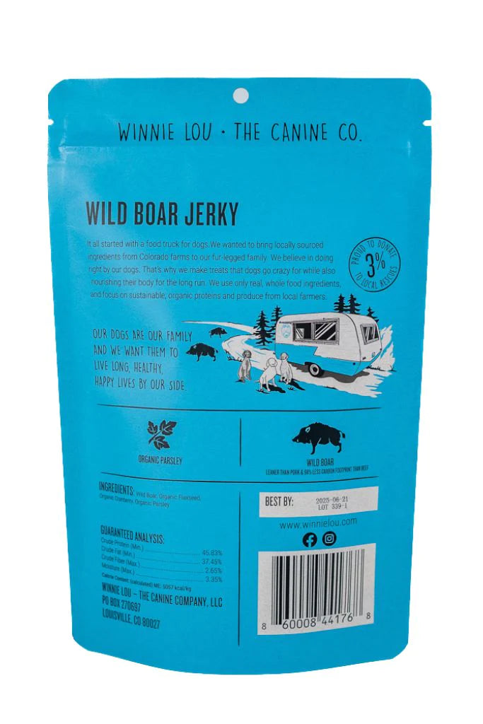 Winnie Lou Wild Boar Jerky 2.5oz