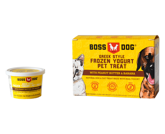 BossDog Frozen Yogurt Singles PB Banana 3.5oz