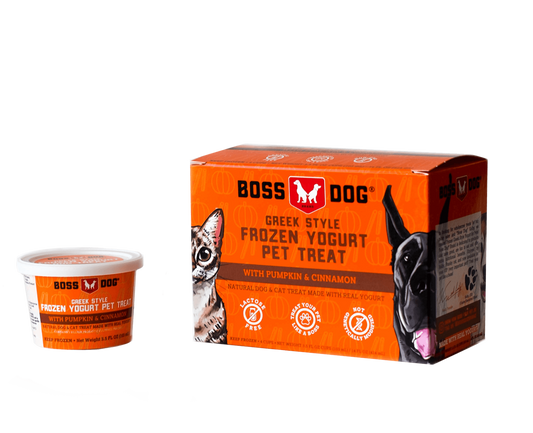 BossDog Frozen Yogurt Pumpkin Cinnamon 4pk