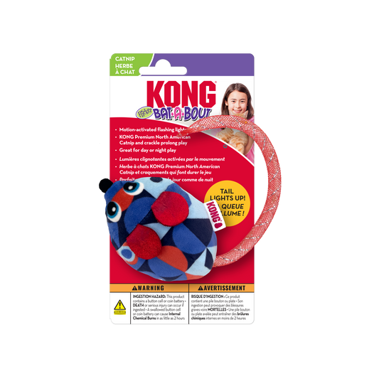 Kong Bat-A-Bout Flicker Mouse Cat Toy