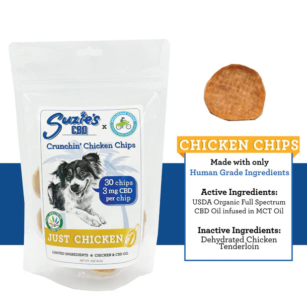 Suzie's 3mb CBD Chicken Chips 3oz