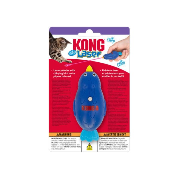 KONG Laser Chirps Bird Laser Pointer Cat Toy