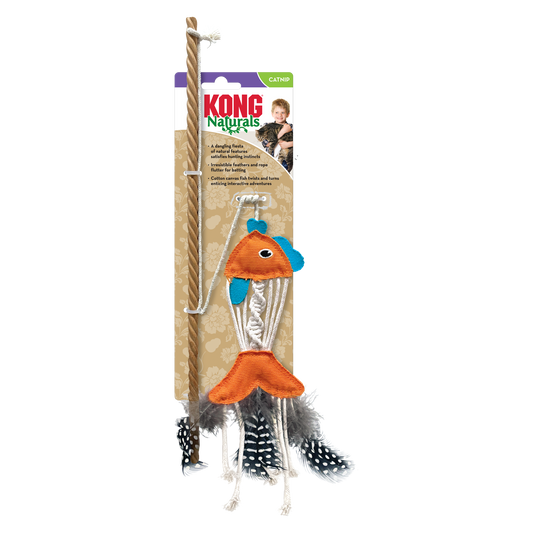 Kong Naturals Teaser Fish Cat Toy