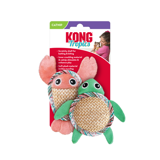 Kong Tropics Pals 2 pack Cat Toy