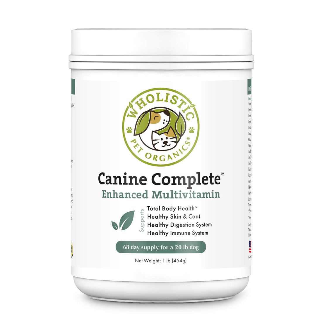 Wholistic Pet Organics Canine Complete Multivitamin 16oz