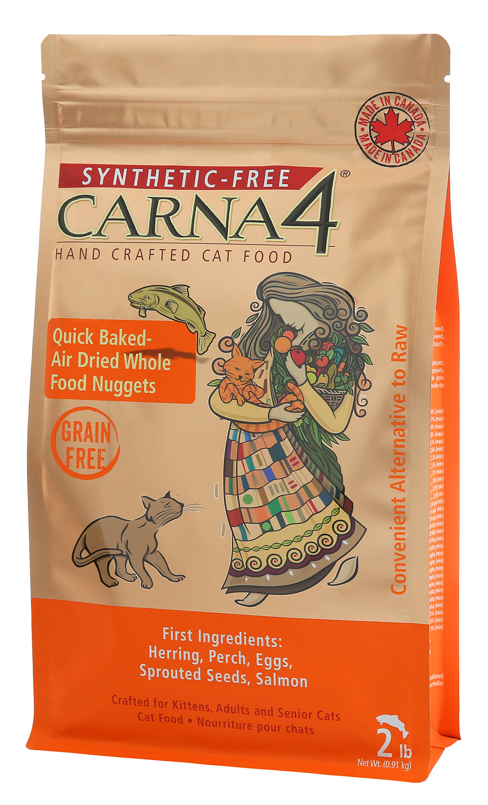 Carna4 Grain Free Cat Food Fish Formula 2lb