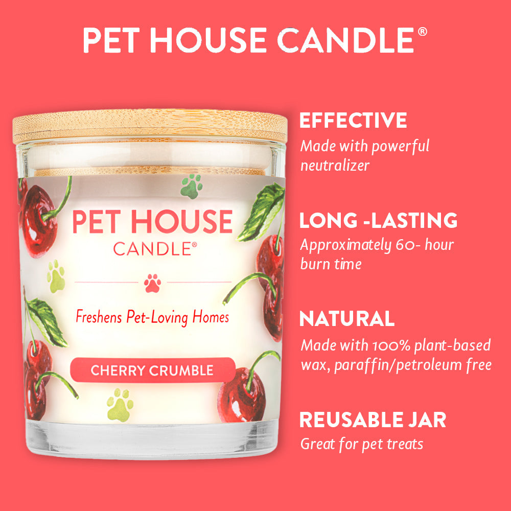 Pet House Cherry Crumble Candle 9oz