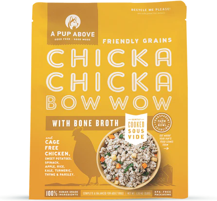 A Pup Above Chicka Chicka Bow Wow Gently Cooked Dog Food