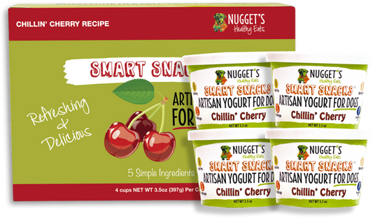 Nugget's Artisan Yogurt Cherry 3.5oz 4ct