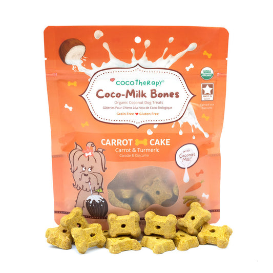 Cocotherapy Coco-Milk Bones Carrot Cake 6oz