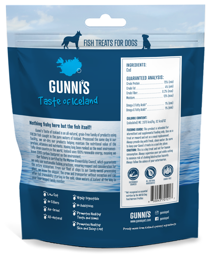 Gunni's Pet Cod Skin Chips 9 oz