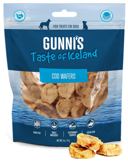 Gunni's Pet Cod Wafers 5 oz