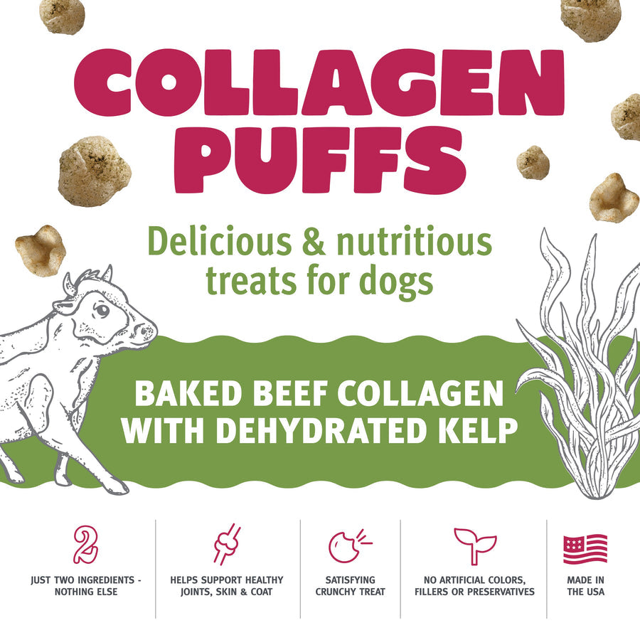 Icelandic Collagen Puffs with Kelp Dog Treats