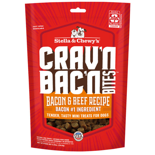 Stella & Chewy's Crav'n Bac'n Bites Bacon & Beef 8.25oz