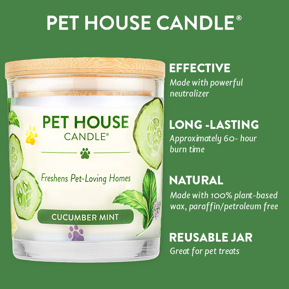 Pet House Cucumber Mint Candle 9oz