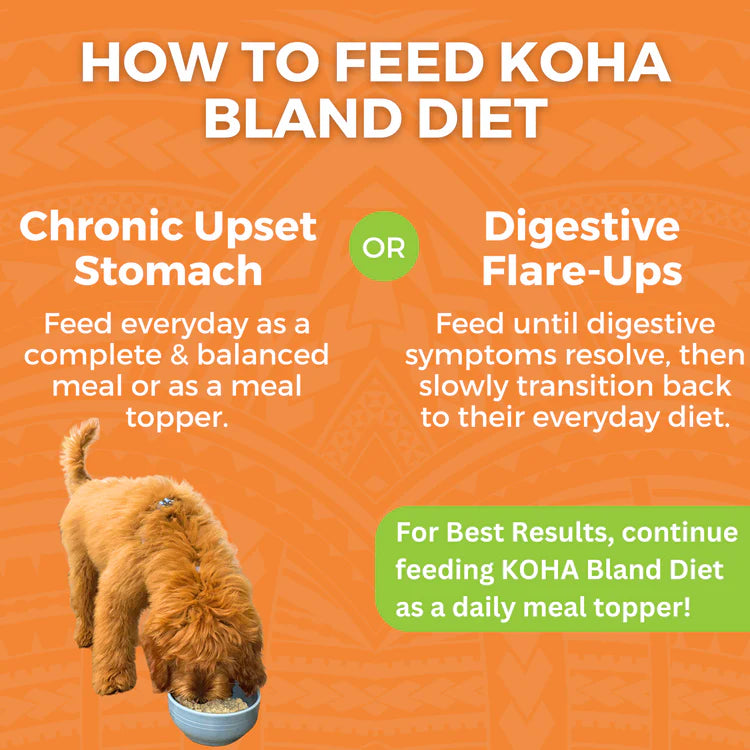 KOHA Limited Ingredient Bland Diet Chicken & White Rice Recipe for Dogs