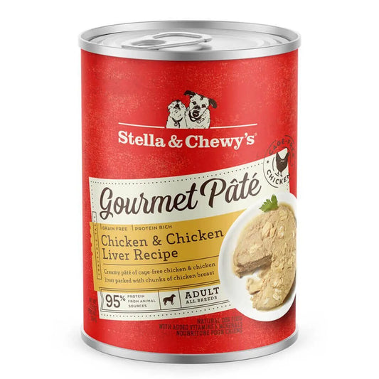 Stella & Chewy's Gourmet Pate Chicken & Chicken Liver 12.5oz