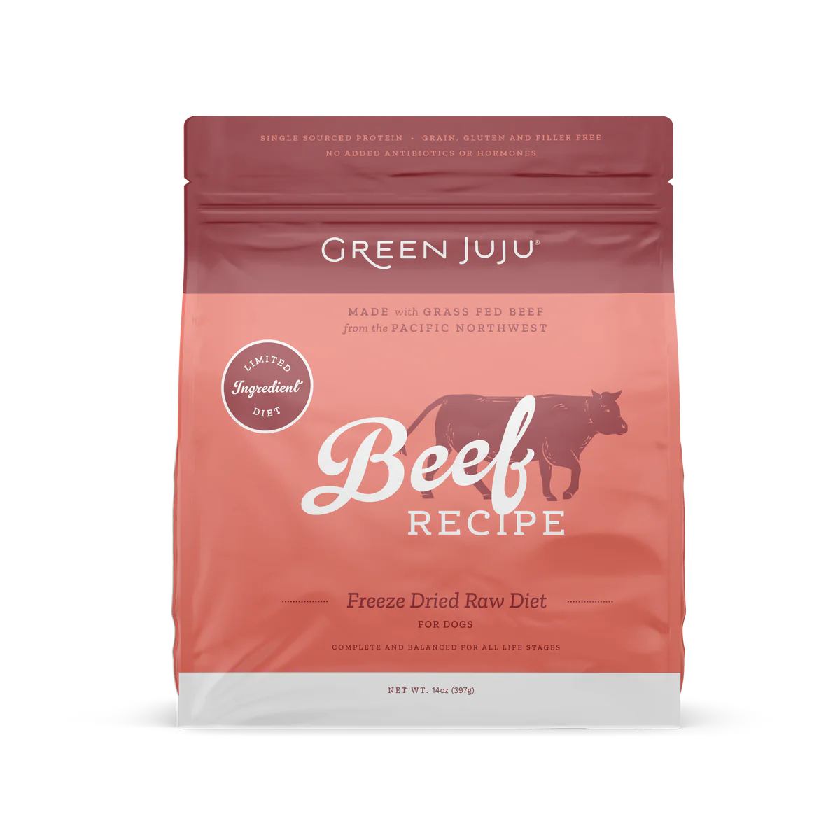 Green Juju Freeze Dried Raw Beef 14oz