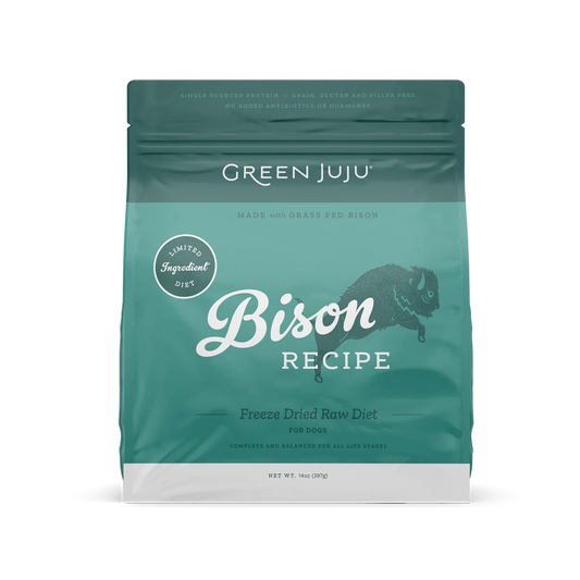 Green Juju Freeze Dried Raw Bison 14oz