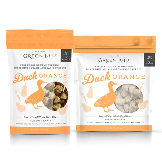 Green Juju Freeze-Dried Duck Orange Bites