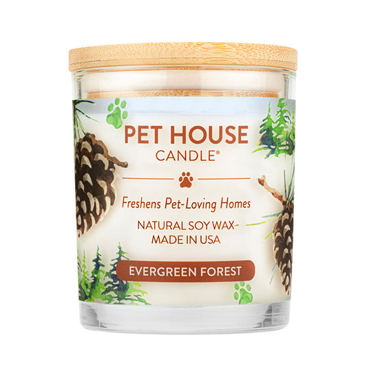 Pet House Candle Evergreen Forest