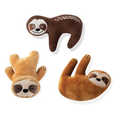 Fringe Studio Basic Sloths Small Dog Toys 3 Pack