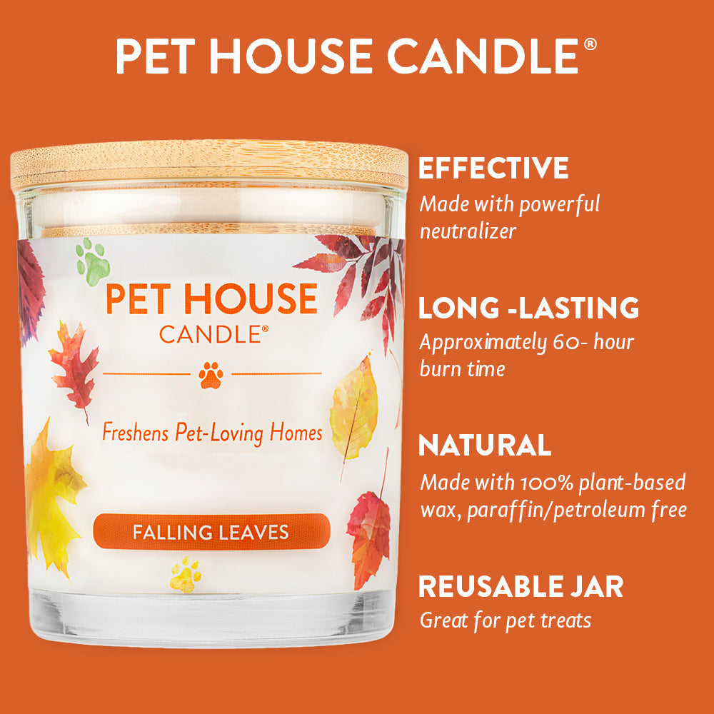 Pet House Falling Leaves Candle 9 oz