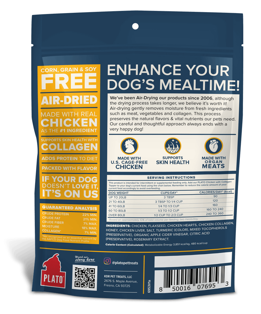 Plato Chicken And Collagen Food Topper