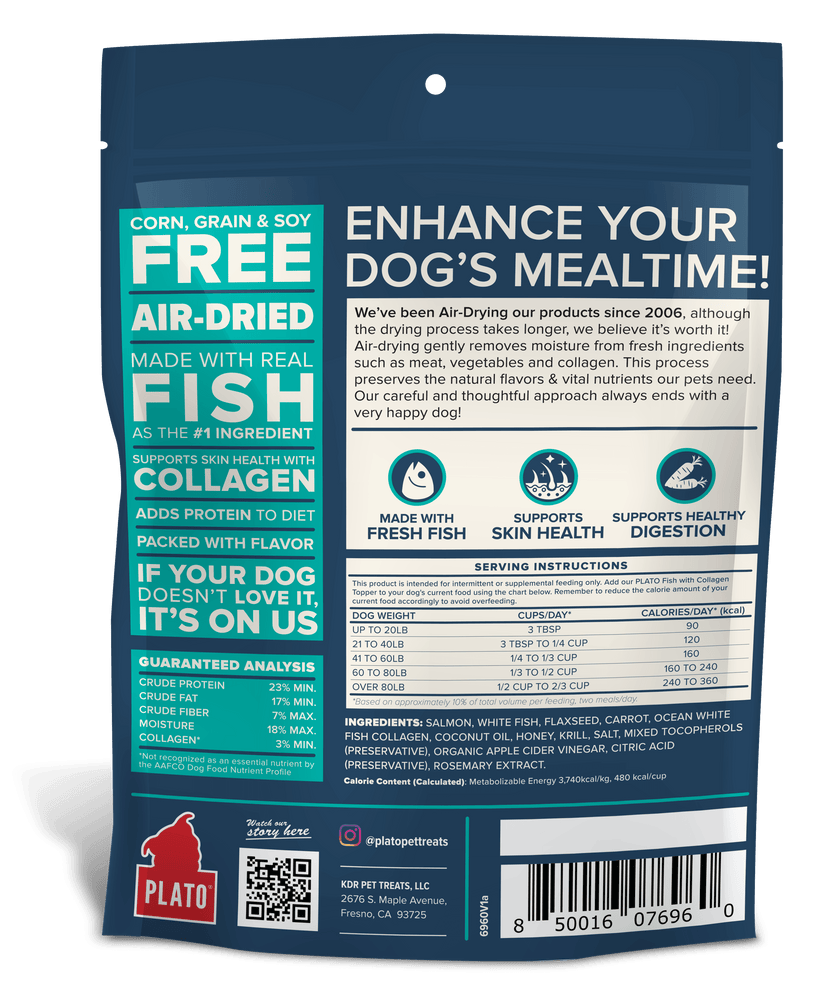 Plato Fish And Collagen Food Topper