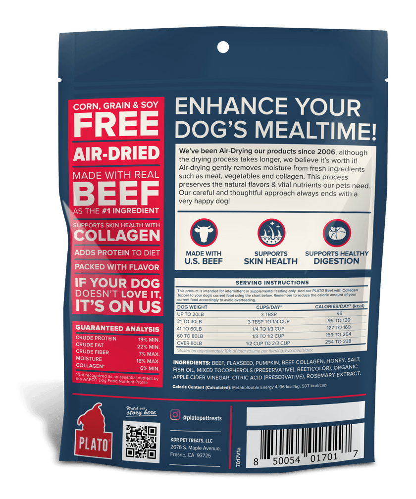 Plato Beef And Collagen Food Topper