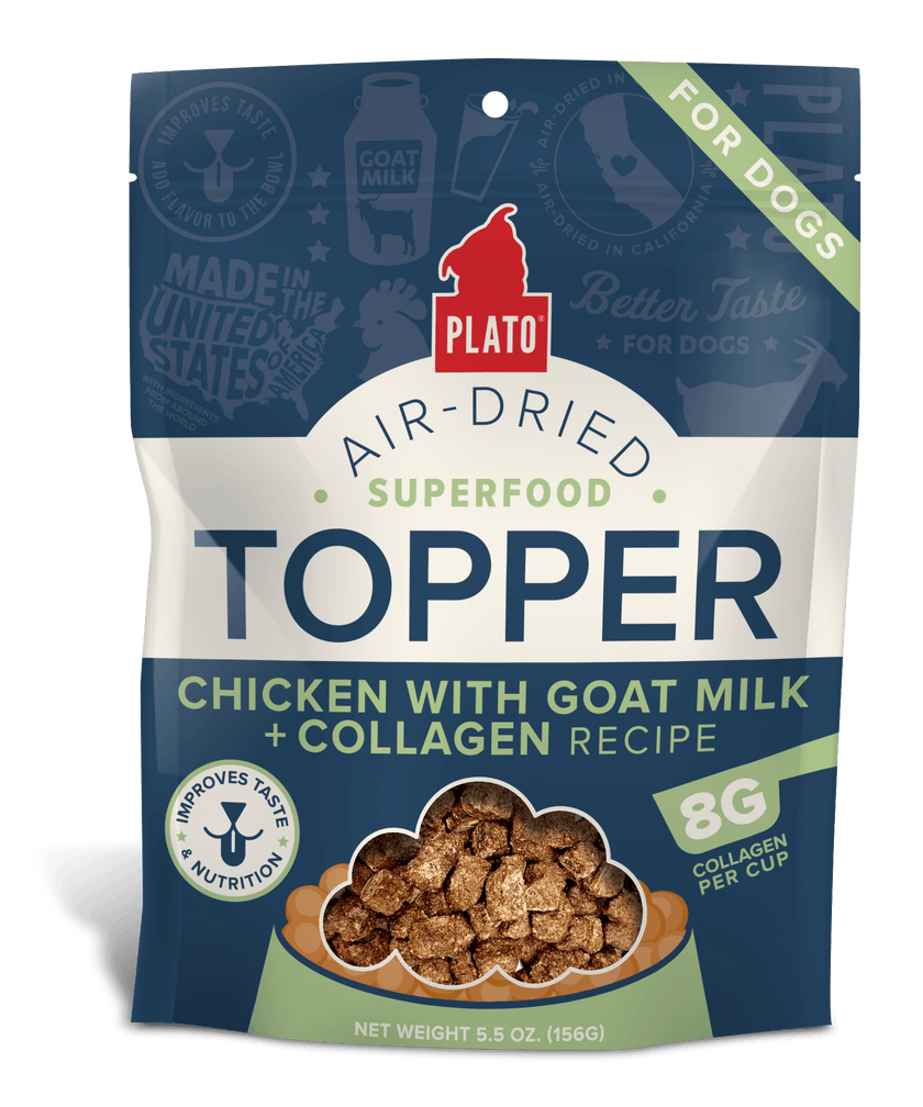 Plato Chicken with Goat Milk Collagen Food Topper