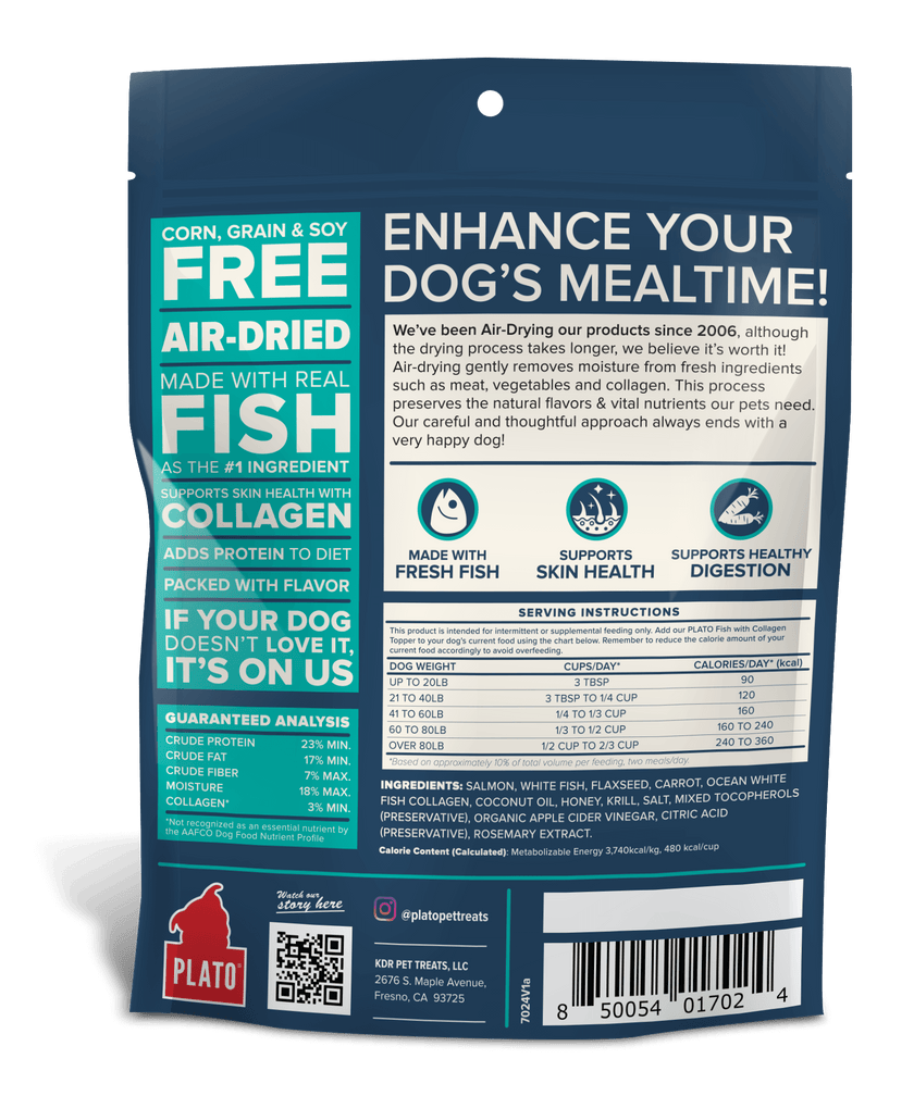 Plato Fish And Collagen Food Topper