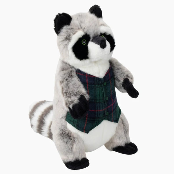 Fluff & Tuff Holiday Franklin Raccoon Medium Dog Toy