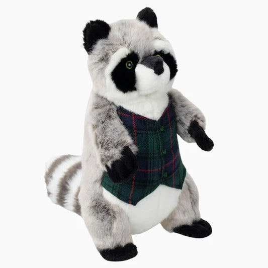 Fluff & Tuff Holiday Franklin Raccoon Medium Dog Toy