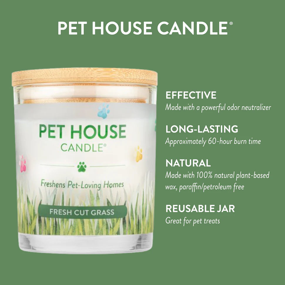 Pet House Fresh Cut Grass Candle 9oz