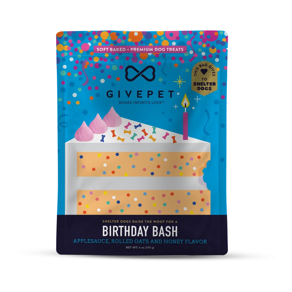 GivePet Birthday Bash Dog Treats 6oz